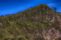 Indonesian mountains, Bali Island, the Active volcano of Batur.