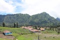 Indonesian Mountains Village, Near Volcano Mont Bromo
