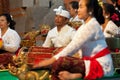 Indonesian musicians playing folk instruments