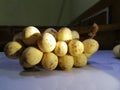 Indonesian native langsat fruit