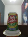 Indonesian original glass tea drink