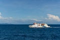 Indonesian passengers ship KMP Aceh Hebat 2 headed to Banda Aceh from Sabang island. Passengers ship to Sabang Island