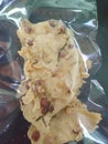 Indonesian peanut cracker Royalty Free Stock Photo