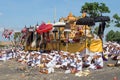 Indonesian people celebrate Balinese New Year and the arrival of spring Royalty Free Stock Photo