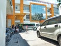 Indonesian People Waiting in Line at the Hospital of RSUD or Rumah Sakit Umum Daerah