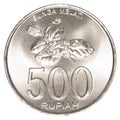 500 Indonesian rupiah coin