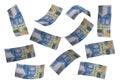 3D Indonesian rupiah money white background