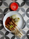 Indonesian Taichan satay Royalty Free Stock Photo