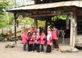 Tourists by Museum Mini Sisa Hartaku