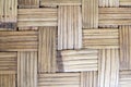 Bamboo cane Indonesian Traditional Architecture wall Royalty Free Stock Photo