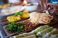Indonesian traditional balinese food. Bali Royalty Free Stock Photo