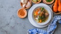 Indonesian traditional culinary, called sop buntut or oxtail soup Royalty Free Stock Photo