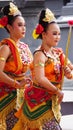 Indonesian traditional dancer with traditional clothes