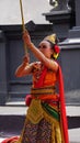 Indonesian traditional dancer with traditional clothes