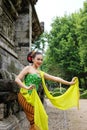 Indonesian traditional dancer with traditional clothes