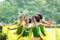 Indonesian traditional dancer with traditional clothes