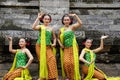 Indonesian traditional dancer with traditional clothes