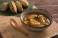 Indonesian traditional culinary kolak pisang