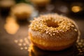 Indonesian traditional food - donat kentang. Generative AI