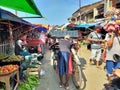 Indonesian traditional market in banten