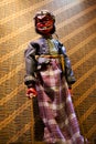 Wayang golek with batik background
