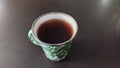 Indonesian traditional tea cup still using now Royalty Free Stock Photo