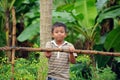 Indonesian Village Kid Royalty Free Stock Photo