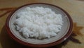 Indonesian white rice for a healthy breakfast