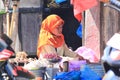 Indonesian woman local market