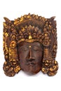 Indonesian Wooden Mask Royalty Free Stock Photo