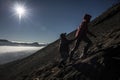 Indonesians Perform the Kasada Ritual on Mount Bromo