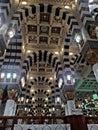 Indoor arhitecture nabawi mosque madinah