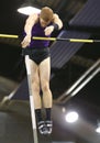 Indoor Atletics,Canadian Shawnacy Barber. Pole Vault ,World Champion