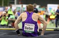 Indoor Atletics,Canadian Shawnacy Barber. Pole Vault ,World Champion