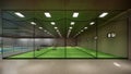 Indoor Baseball and Softball Batting Cages rendering Royalty Free Stock Photo