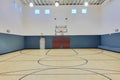 Indoor basketball court Royalty Free Stock Photo