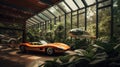 Indoor botanical oasis: Luxurious home with rare plant collectio