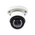 Indoor CCTV camera on transparent background as a graphic element for advertisements and warning cautions Royalty Free Stock Photo