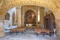 Indoor of church of Ciguenza in Cantabria