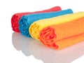 Indoor cleaning rags made of microfiber material, a convenient modern system for cleaning