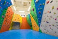 Indoor climbing training Royalty Free Stock Photo