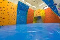 Indoor climbing training Royalty Free Stock Photo