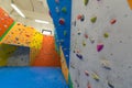 Indoor climbing training Royalty Free Stock Photo