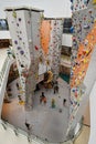 Indoor Climbing Wall at Kallang Wave Mall, Singapore