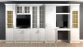 Indoor Close Up Realistic Minimalist Modern Cupboard