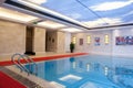 Indoor constant-temperature swimming pool Royalty Free Stock Photo