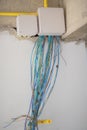 Indoor electrical cable box.