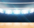 Indoor Floodlit Volleyball Court