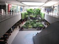 Indoor garden inside the Mall of Asia, Manila, Philippines Royalty Free Stock Photo