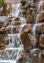 Indoor Garden Waterfall Royalty Free Stock Photo